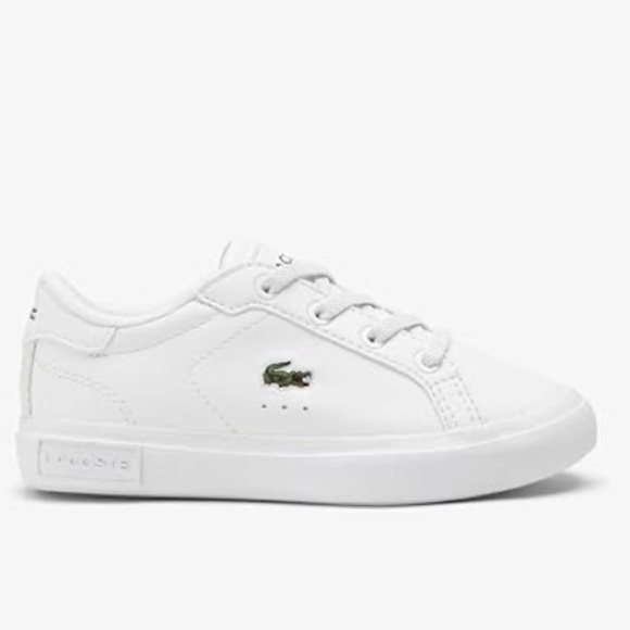 Lacoste Other - Lacoste Kids' White Sneakers Size 4 Euro 35.5